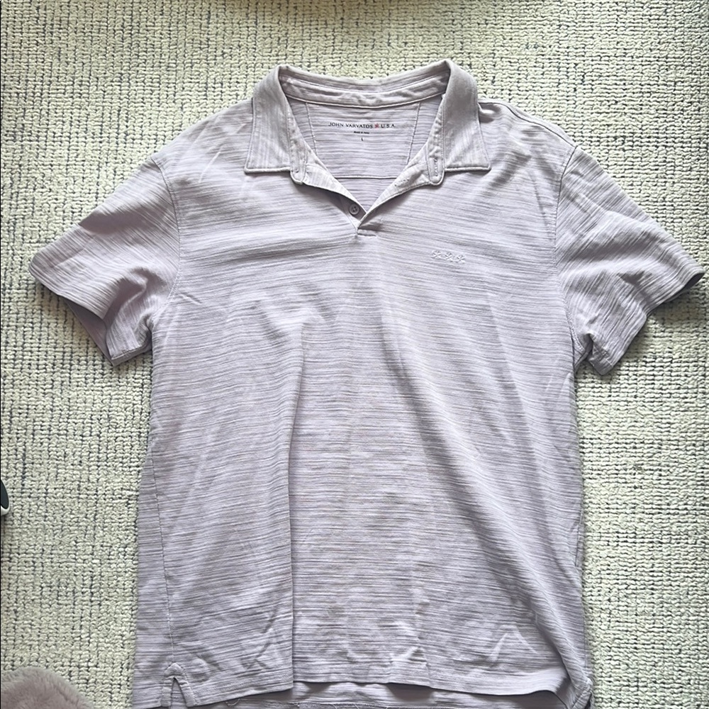 Men's John Varvatos Purple Polo Shirt